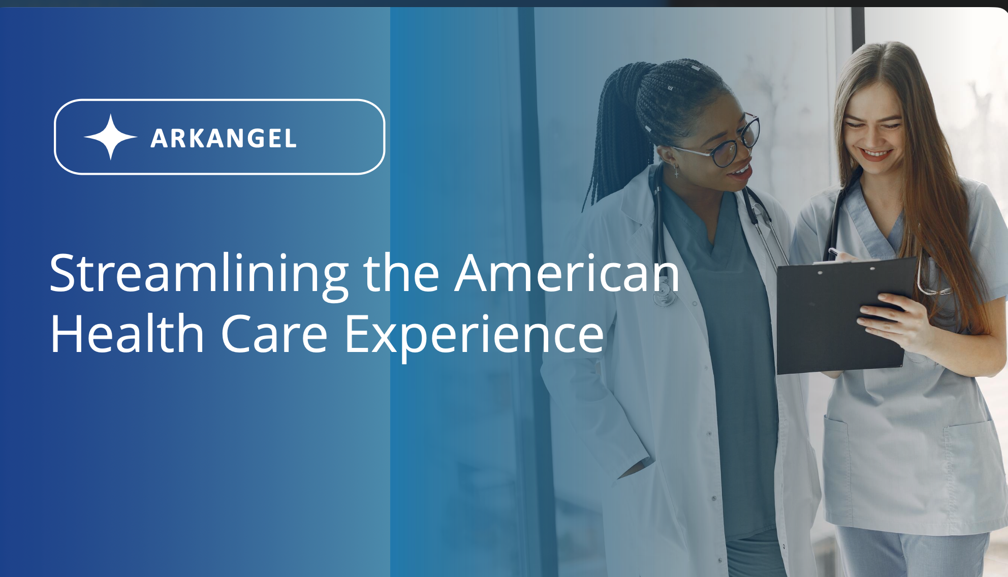 Arkangel landing page